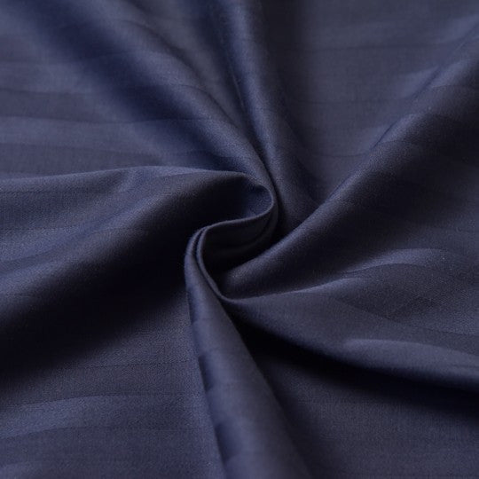 日本製 敷き布団カバー 超長綿100% 高級ホテル仕様サテンストライプ 防ダニ シングル~ダブルサイズ Etoile(エトワール)