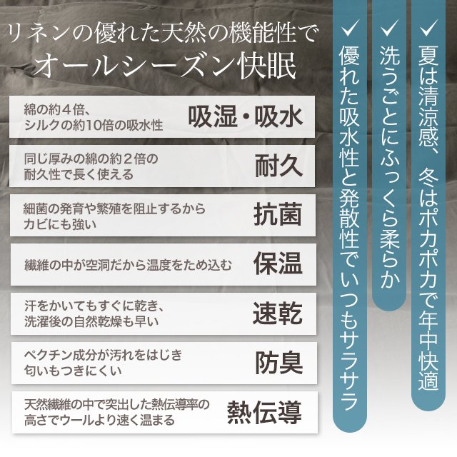日本製 洗いざらしフレンチリネン キセキの麻100% 敷き布団カバー/フラットシーツ シングルサイズ～ダブルサイズ Lina リーナのコピー