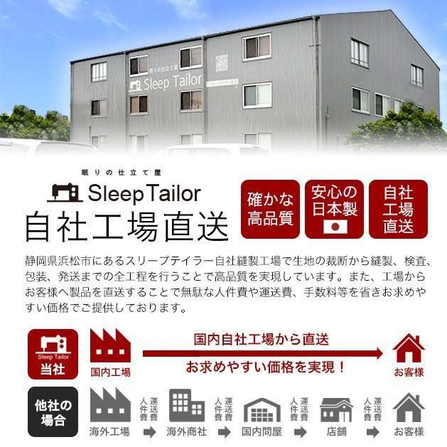 日本製 和晒しダブルガーゼ 枕カバー アトピー協会推薦品 43×63cm用